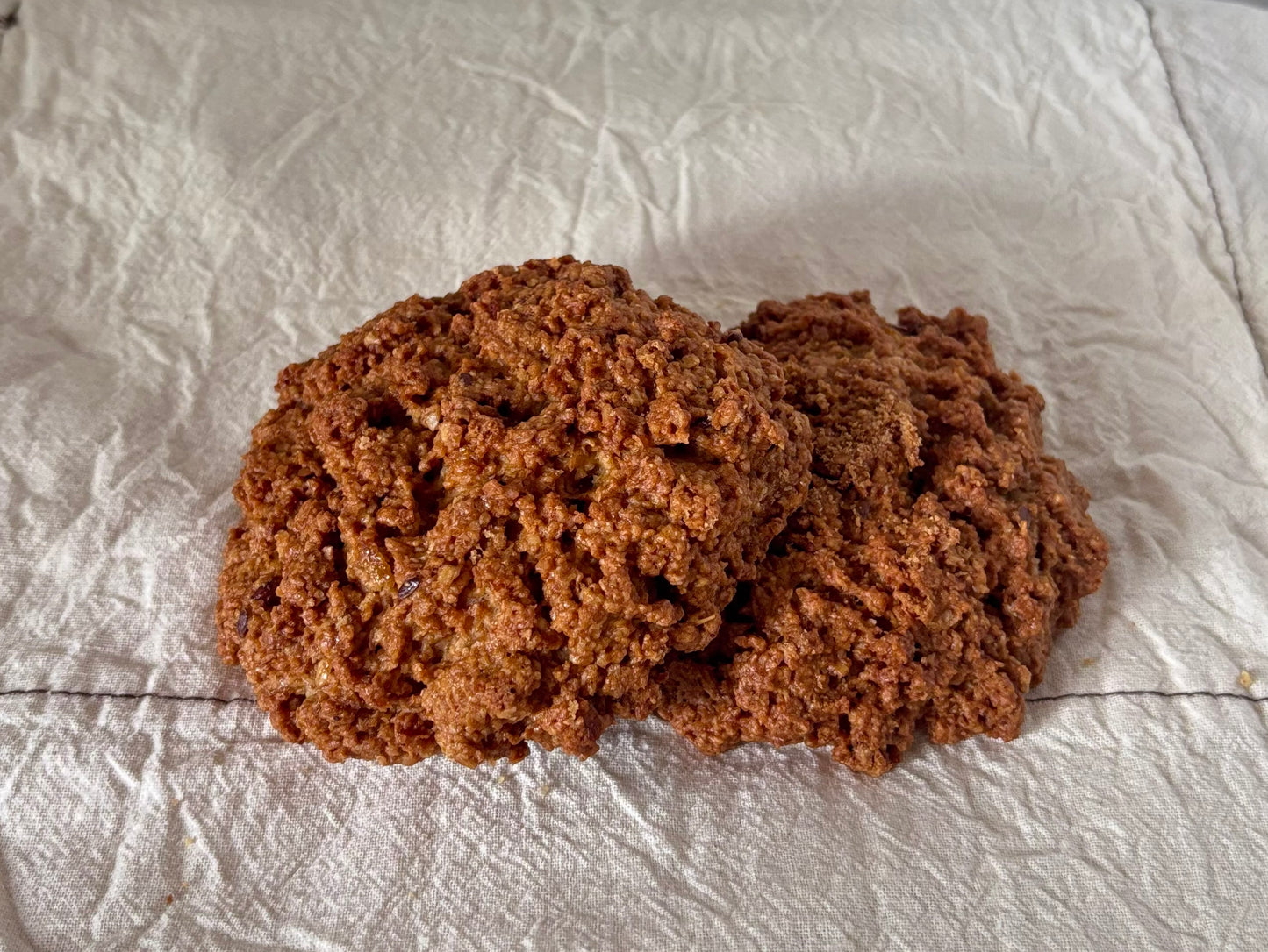 Galletas de Avena Limon, Jengibre, Miel y Lino