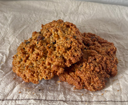 Galletas de Avena, Zanahoria y Nueces Pecan