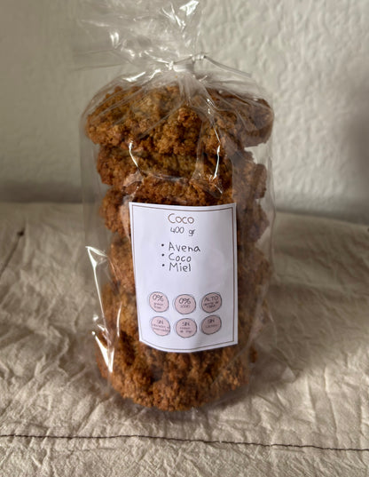 Galletas de Avena, Coco y Miel